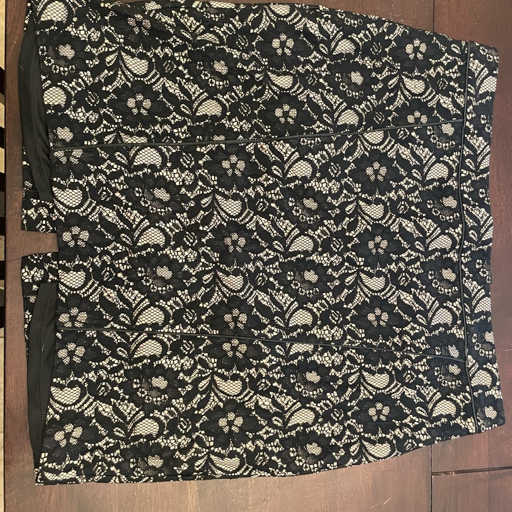 Express Black Lace Skirt